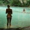 今日の美女　クアンシーの滝　外国人美女　水着　セクシー　ルアンパバーン　ラオス