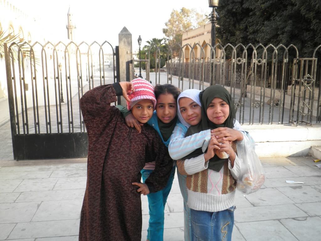今日の美女　エジプトカイロの子供達