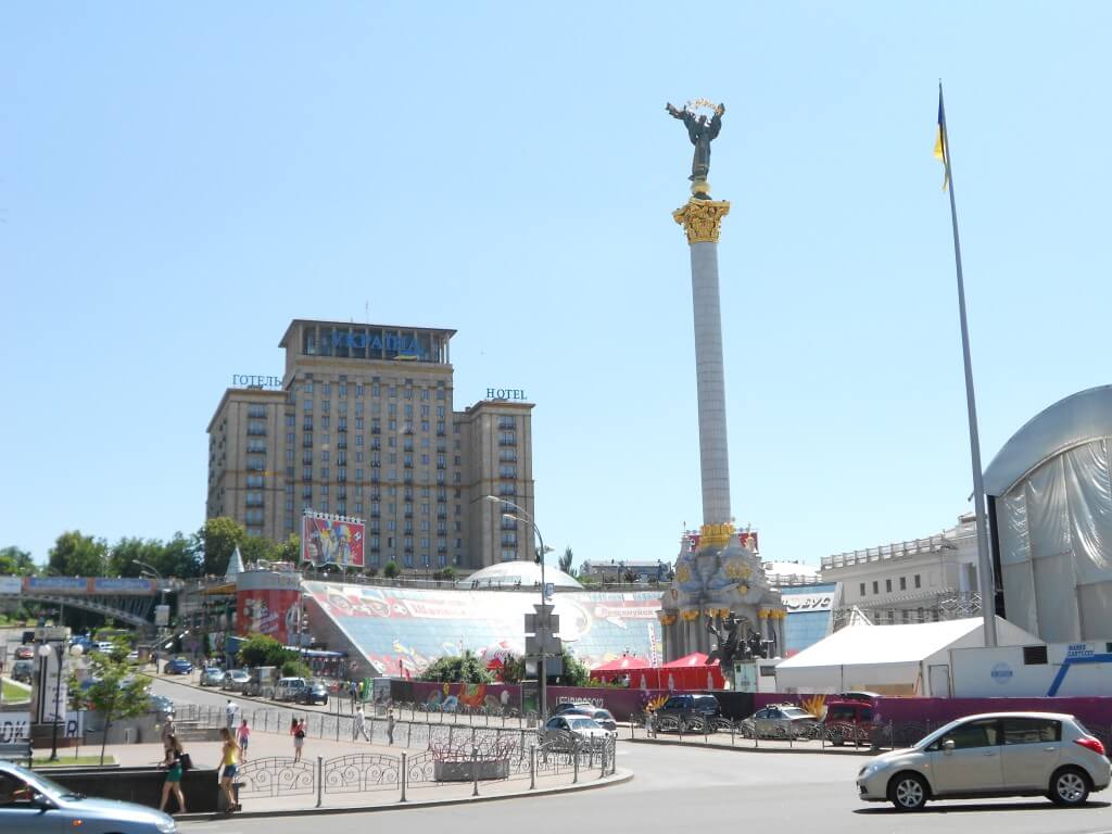 キエフの街並み　ウクライナ