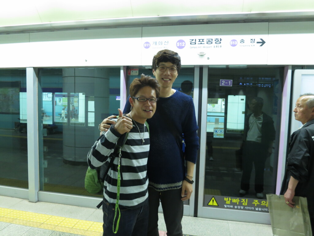 韓国・ソウル！仁川国際空港から韓国人友人がピックアップでラクしてる