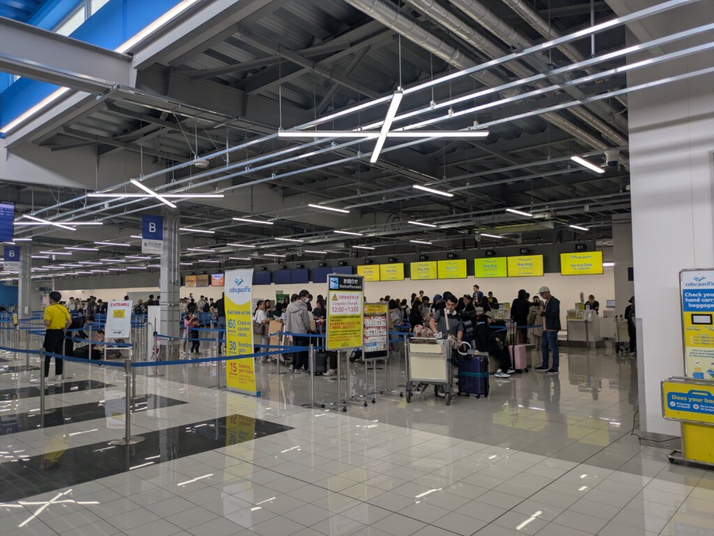 中部国際空港 ターミナル2 セブパシフィック航空 チェックインカウンター