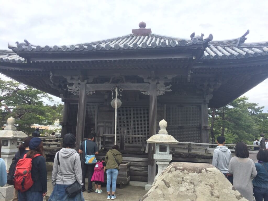 松島のシンボルの五大堂