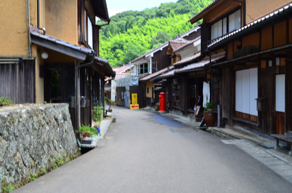 石見銀山の武家・町屋ゾーンと代官所ゾーン